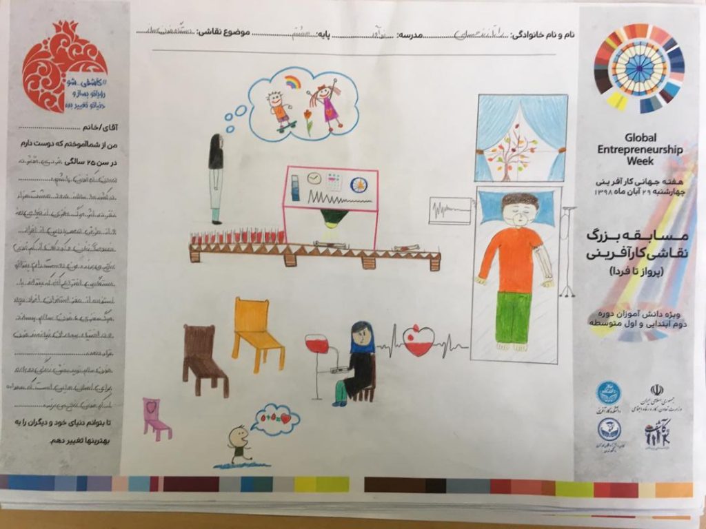 برنده مسابقه نقاشی GEW2019