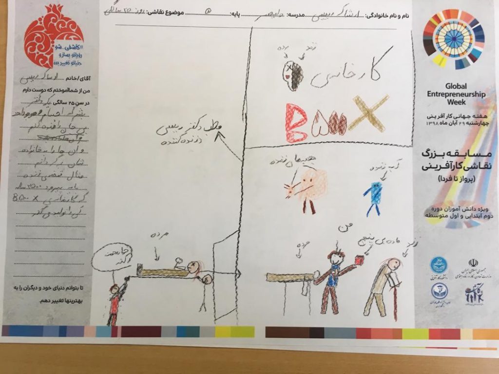 برنده مسابقه نقاشی GEW2019