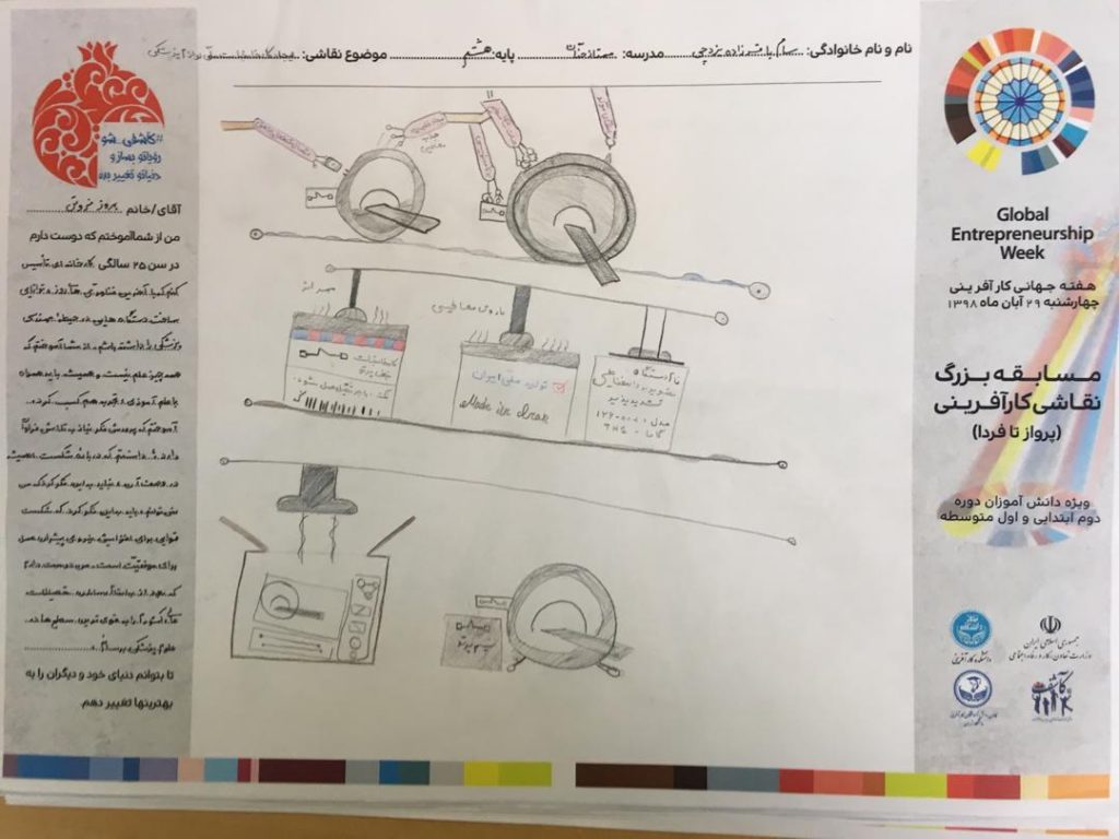 برنده مسابقه نقاشی GEW2019