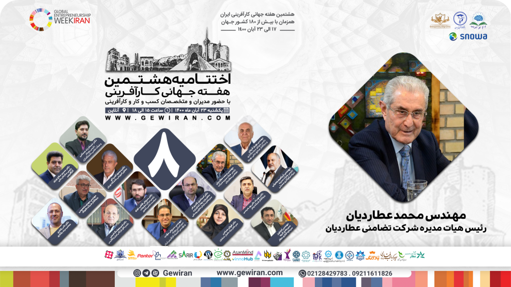 سخنرانی مهندسمحمد عطاردیان رهبر کارآفرین